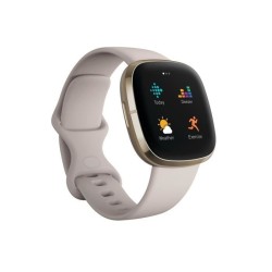 FITBIT Sense - Montre connectée - Lunar Blanc