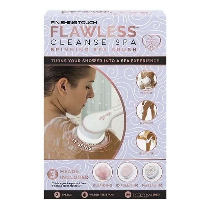 FLAWLESS FINISH - Finishing Touch Flawless Cleanse Spa, Brosse Électr