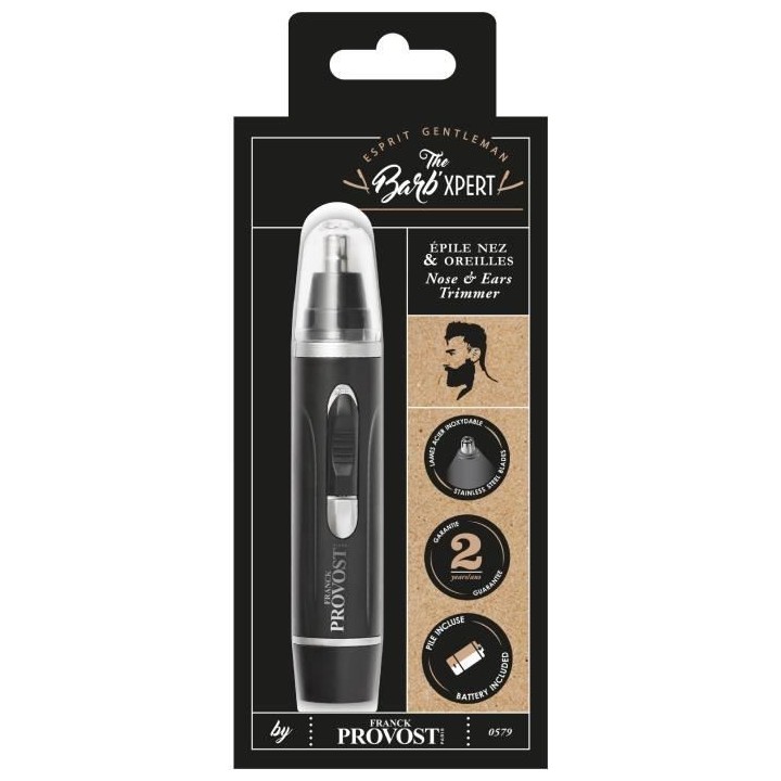 The Barb'XPERT by Franck Provost Accessoires Épile Nez et Oreilles