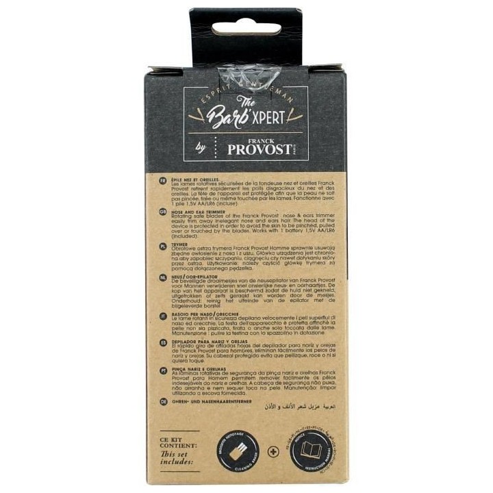 The Barb'XPERT by Franck Provost Accessoires Épile Nez et Oreilles