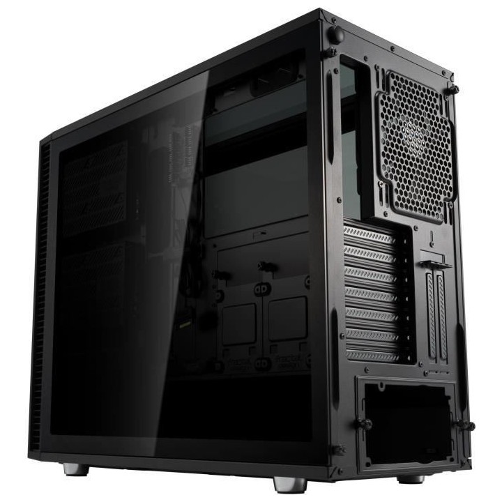 FRACTAL DESIGN BOITIER PC Define S2 - Vision Blackout - Noir - Verre t
