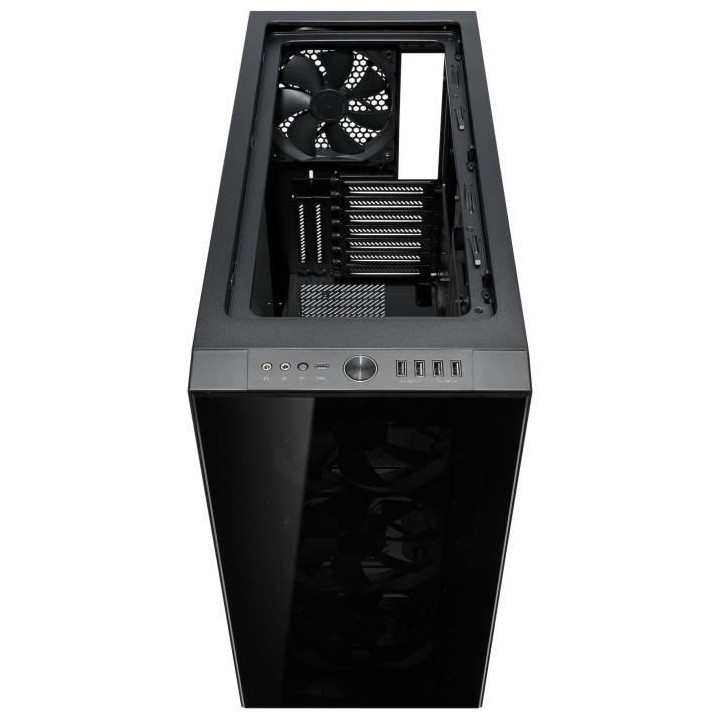 FRACTAL DESIGN BOITIER PC Define S2 - Vision Blackout - Noir - Verre t