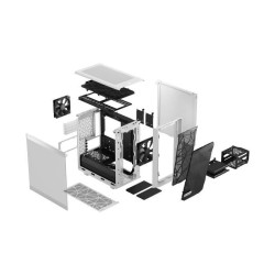 Boîtier PC FRACTAL DESIGN Meshify 2 Mini White TG Clear Tint