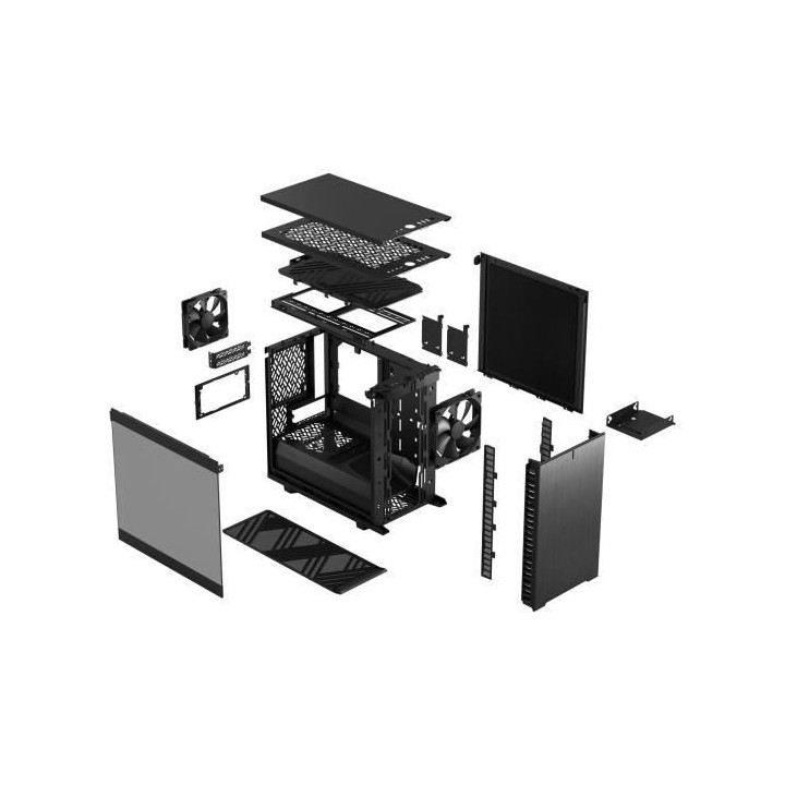 Boîtier PC FRACTAL DESIGN Define 7 Nano Black TG Light Tint