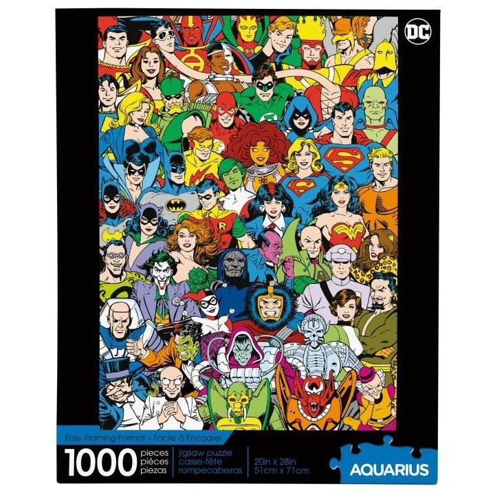 AQUARIUS Puzzle 1000 pieces DC Comics Rétro Cast - 65378