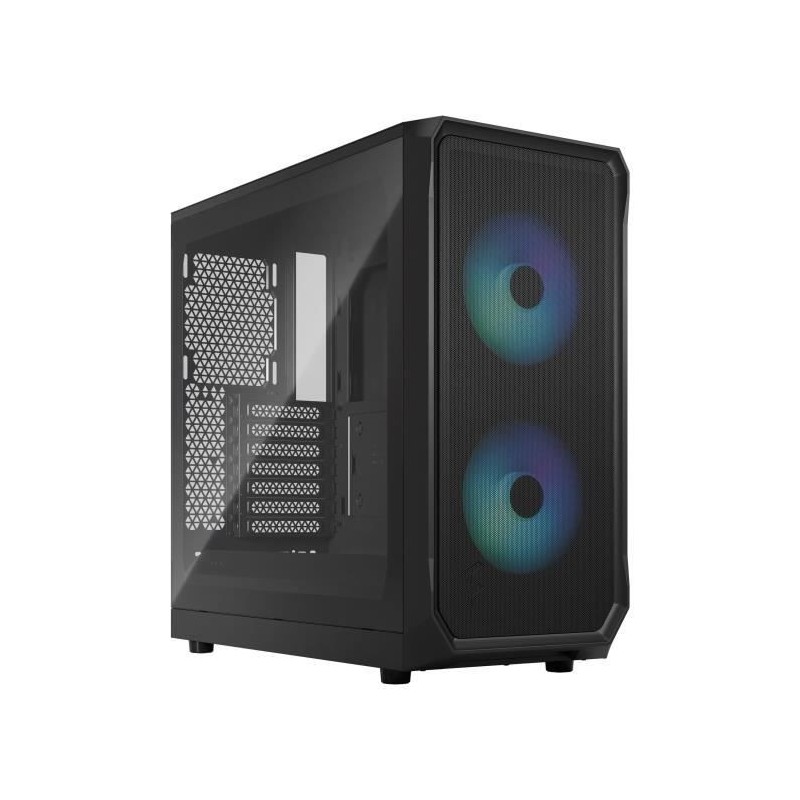 Boîtier PC FRACTAL DESIGN Focus 2 RGB Black TG Clear Tint