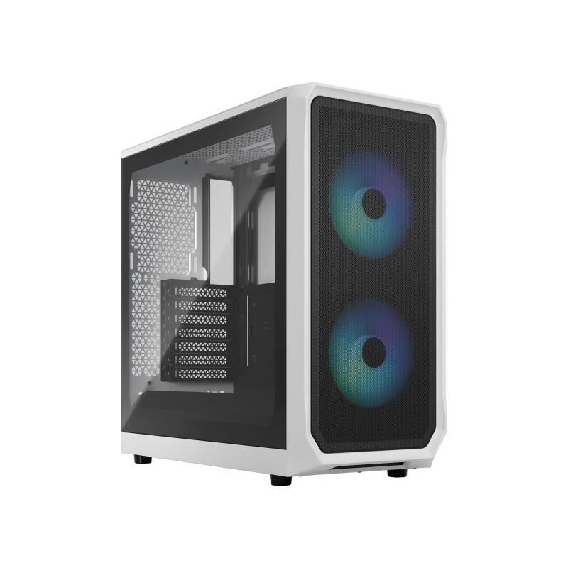 Boîtier PC FRACTAL DESIGN Focus 2 RGB White TG Clear Tint