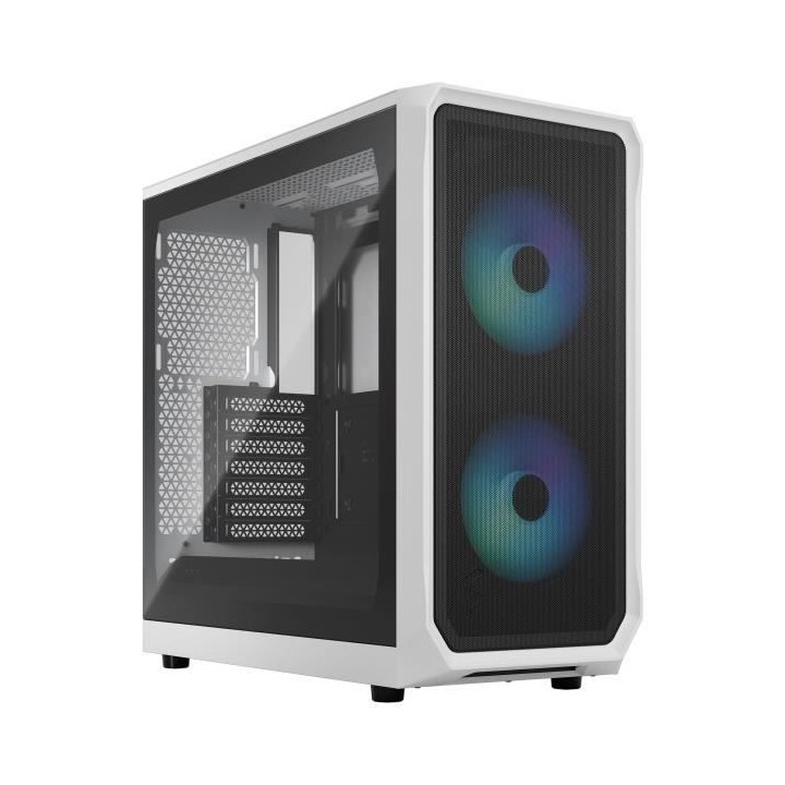 Boîtier PC FRACTAL DESIGN Focus 2 RGB White TG Clear Tint
