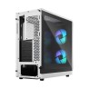 Boîtier PC FRACTAL DESIGN Focus 2 RGB White TG Clear Tint