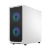 Boîtier PC FRACTAL DESIGN Focus 2 RGB White TG Clear Tint