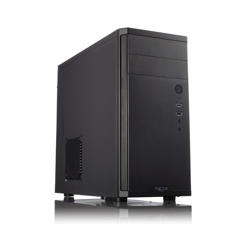 FRACTAL DESIGN BOITIER PC Core 1100 - Noir - Format ATX (FD-CA-CORE-1100-BL)