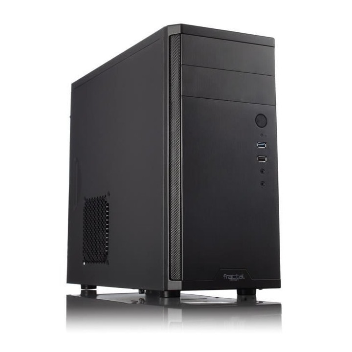 FRACTAL DESIGN BOITIER PC Core 1100 - Noir - Format ATX (FD-CA-CORE-11