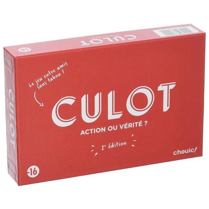 CULOT Culot, le jeu d'Action ou Vérité - Jeu de soirée adulte