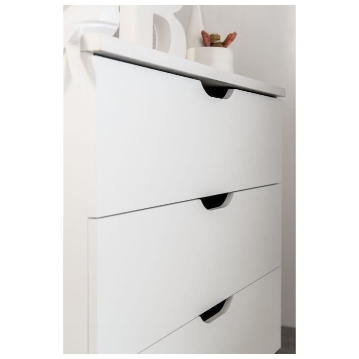 GALIPETTE Lilo Commode 3 tiroirs avec plan a langer