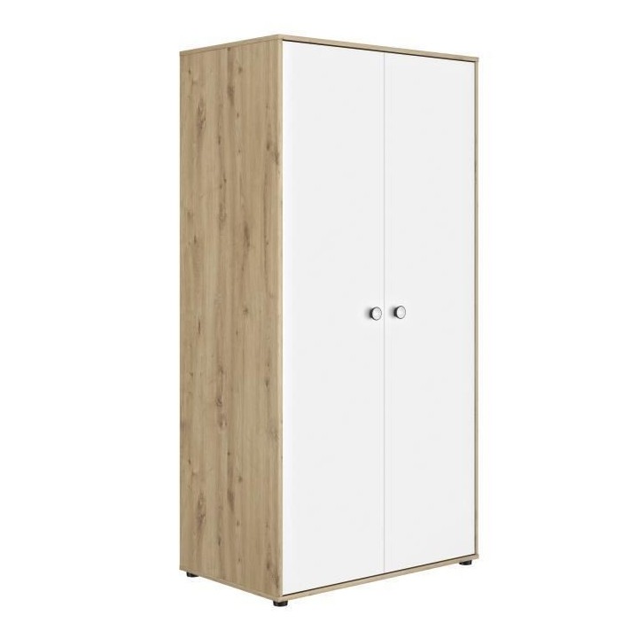 Chambre bébé Trio : Armoi e + Lit + Commode a langer ARTHUR - Décor