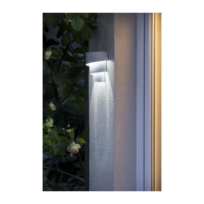 GALIX Applique murale solaire G10 moderne et tres éclairante - 50 lumens