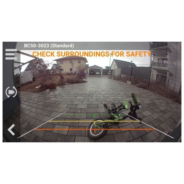 Caméra de recul sans fil BC50 - GARMIN - Support pour plaque d'immatr