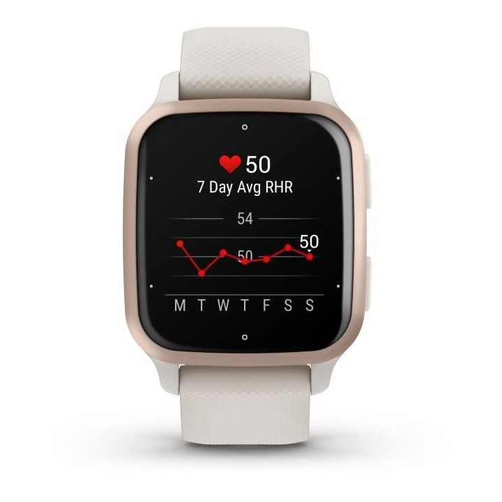 Montre connectée GARMIN Venu Sq 2 Music Edition Peach Gold avec brace
