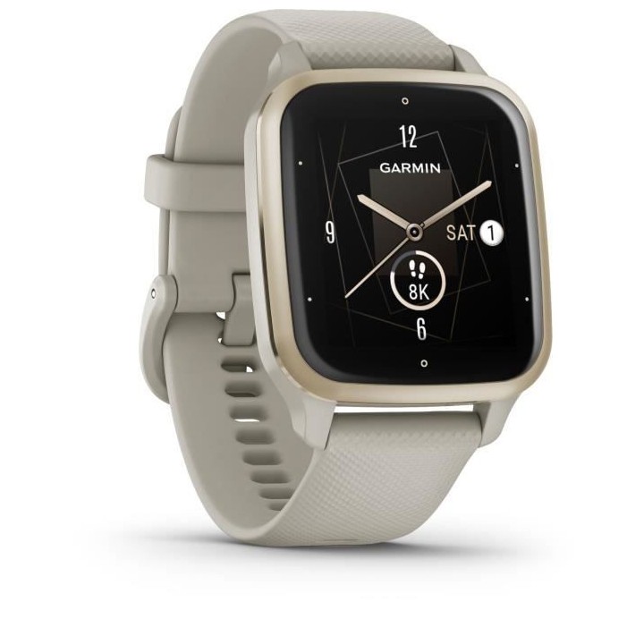 Montre connectée GARMIN Venu Sq 2 Music Edition Cream Gold avec brace