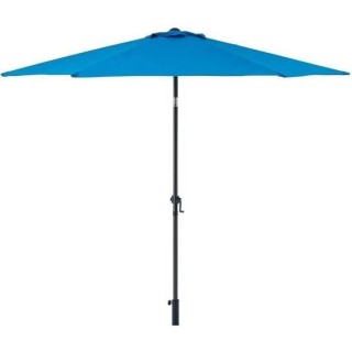Parasol droit diametre 3 m - strucutre Aluminium toile 160 g/m - 6 bal