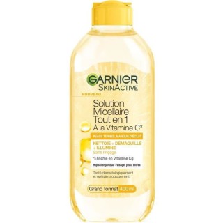 Solution micellaire Skin Active GARNIER Tout en 1 - Vitamine C - 400 m
