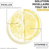 Solution micellaire Skin Active GARNIER Tout en 1 - Vitamine C - 400 ml