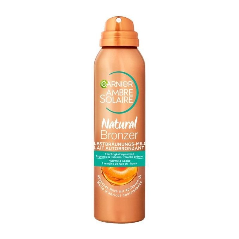 Brume Corps Autobronzante - GARNIER - Ambre Solaire - Natural Bronzer - Pour un hâle doré et lumineux sans traces