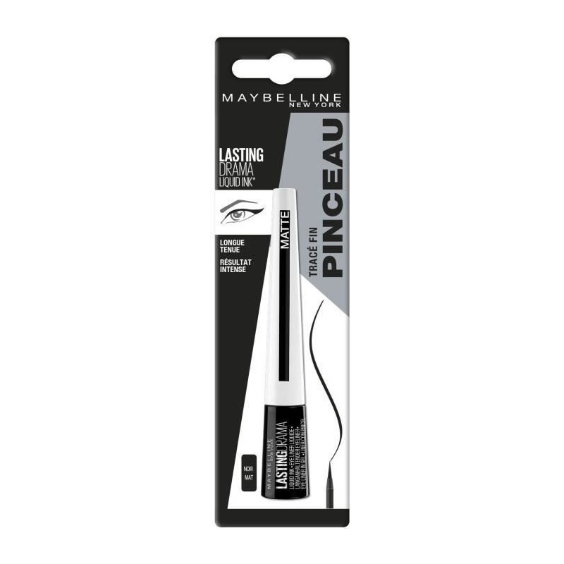 Eyeliner Lasting Drama MAYBELLINE 10 Charcoal Black