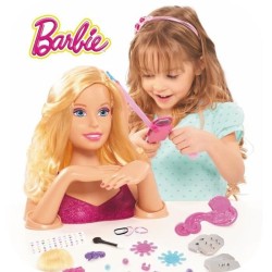 BARBIE Tete a Coiffer avec Accessoire - 38 cm