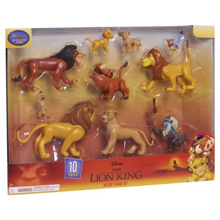 LE ROI LION - Coffret 10 Figurines et Accessoires