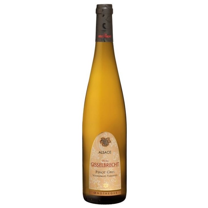 Gisselbrecht 2016 Pinot Gris Vendanges Tardives - Vin blanc d'Alsace