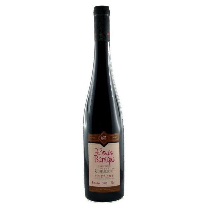Gisselbrecht Rouge Barrique 2018 Alsace Pinot Noir - Vin rouge d'Alsac
