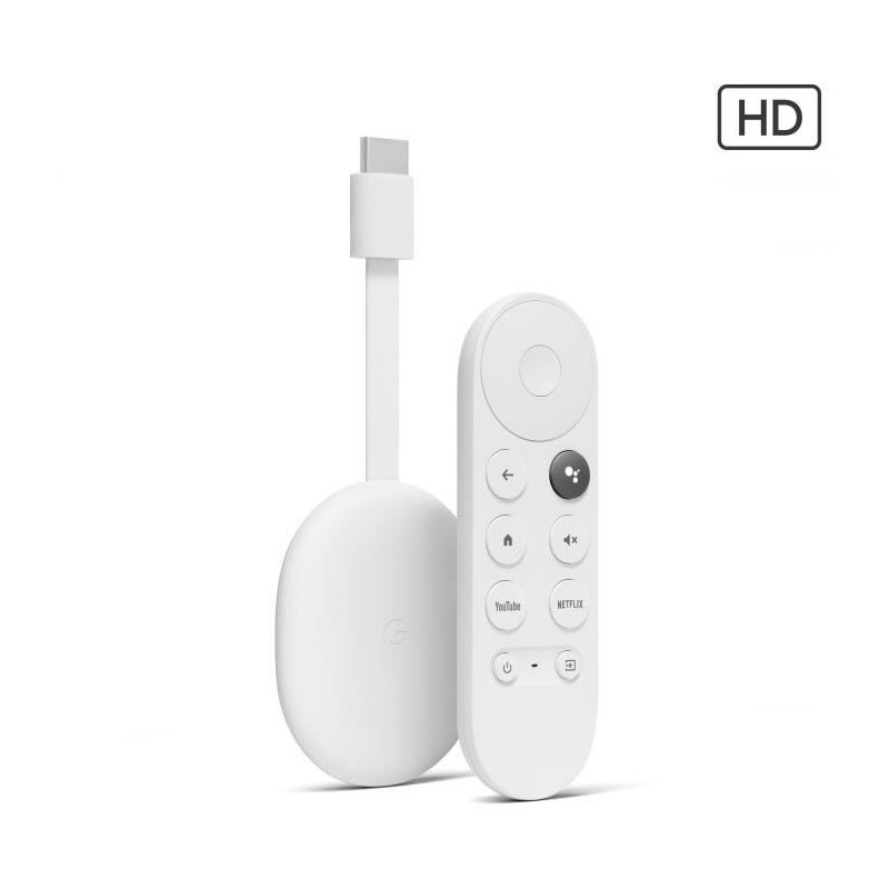 Passerelle multimédia GOOGLE Chromecast avec Google TV (HD)