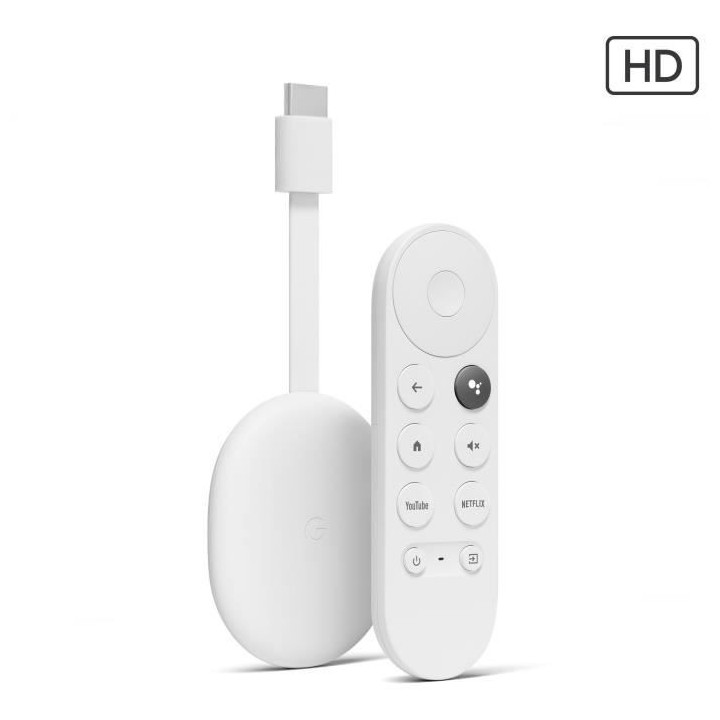 Passerelle multimédia GOOGLE Chromecast avec Google TV (HD)