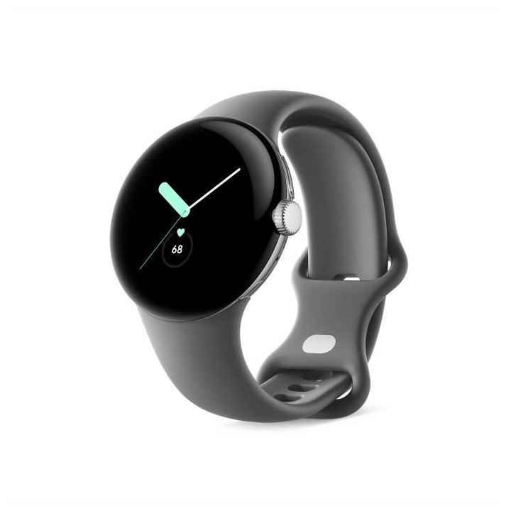 Montre connectée GOOGLE Pixel Watch - 41 mm - Argent poli Actif - Bra