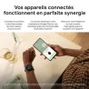 Montre connectée GOOGLE Pixel Watch - 41 mm - Argent poli Actif - Bracelet Charcoal