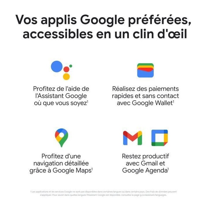 Montre connectée GOOGLE Pixel Watch - 41 mm - Champagne Or Actif - Br