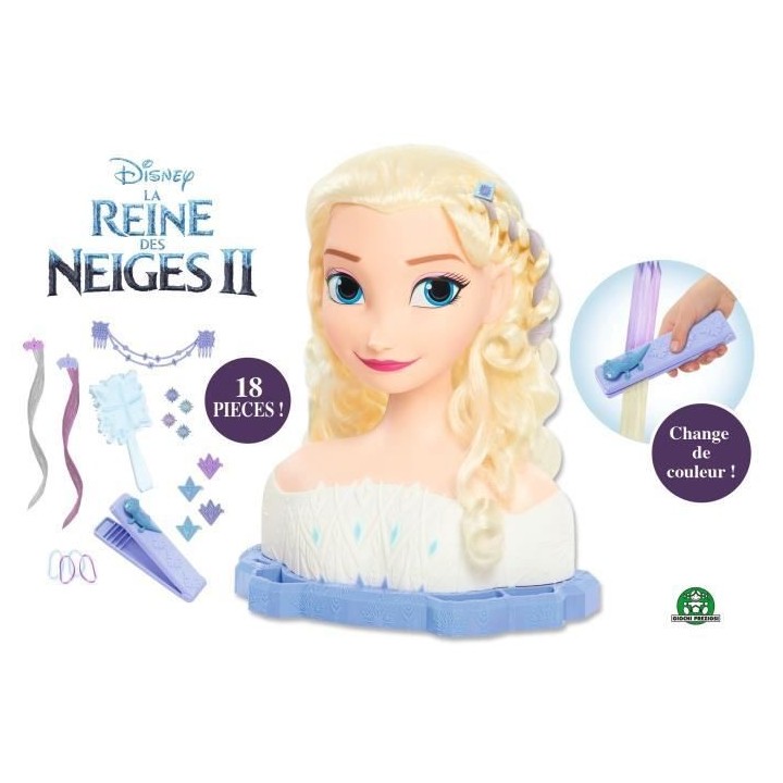 La Reine des Neiges 2 - Tete a Coiffer Deluxe - Elsa