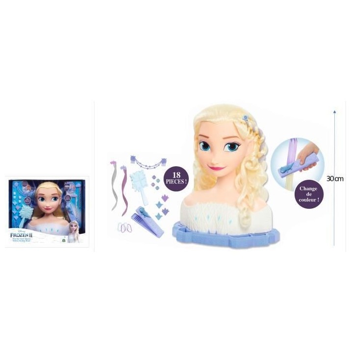 La Reine des Neiges 2 - Tete a Coiffer Deluxe - Elsa