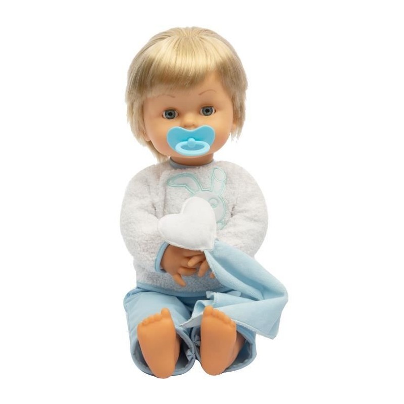 Cicciobello, Câlin Coucou, poupon 42 cm, corps souple, 1 tétine et 1 doudou, Jouet pour enfants des 2 ans, CCB99