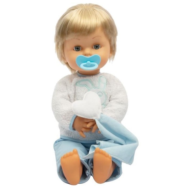 Cicciobello, Câlin Coucou, poupon 42 cm, corps souple, 1 tétine et 1