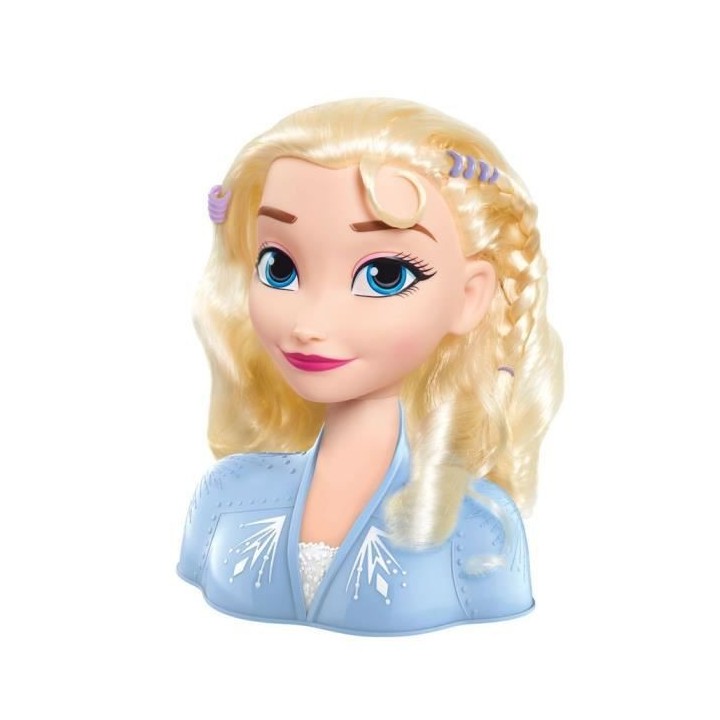 La Reine des Neiges 2 - Tete a Coiffer - Elsa - 20cm Petit modele