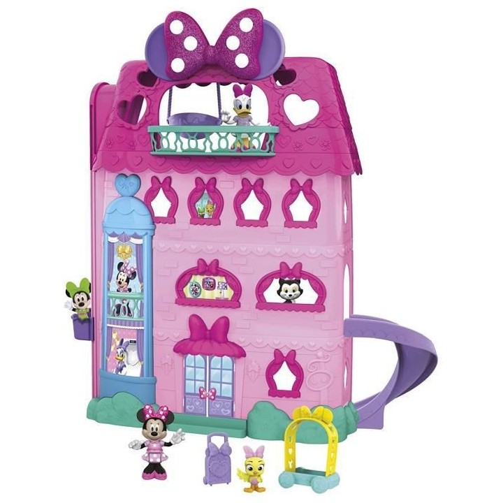 Minnie, L'Hotel de Minnie, 20 pieces, Figurines et accessoires, avec f