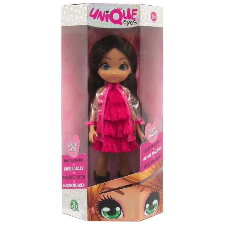 UNIQUE EYES, Poupée 25cm -Victoria, Avec leur regard qui te suit des