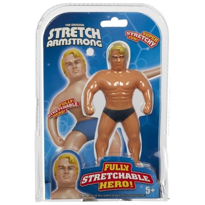 STRETCH ARMSTRONG, Personnage de 18 cm, Personnage étirable, Stretch