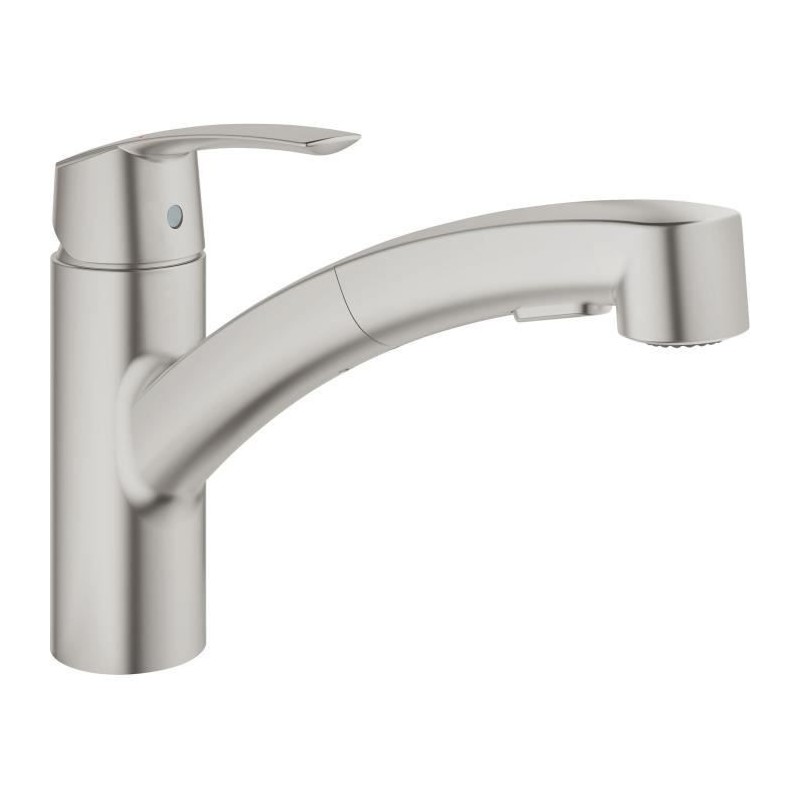 GROHE QUICKFIX Start Robinet monocommande évier de cuisine, 2 jets, rotation 90°, 30307DC0