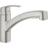 GROHE QUICKFIX Start Robinet monocommande évier de cuisine, 2 jets, rotation 90°, 30307DC0