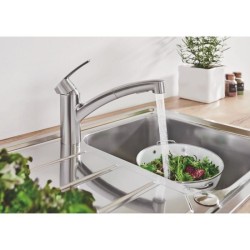 GROHE QUICKFIX Start Robinet monocommande évier de cuisine, 2 jets, rotation 90°, 30307DC0