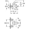 GROHE - Mitigeur monocommande Bain / Douche