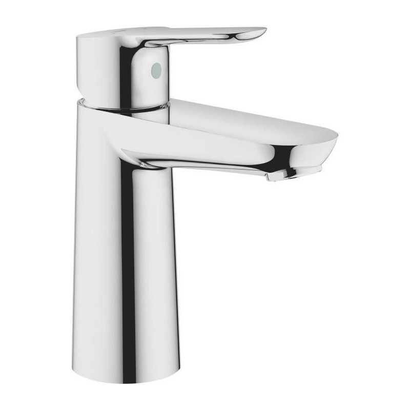 GROHE Robinet de salle de bains lavabo Start Edge, mousseur économie d'eau, sans tirette, taille M, chromé, 23775000